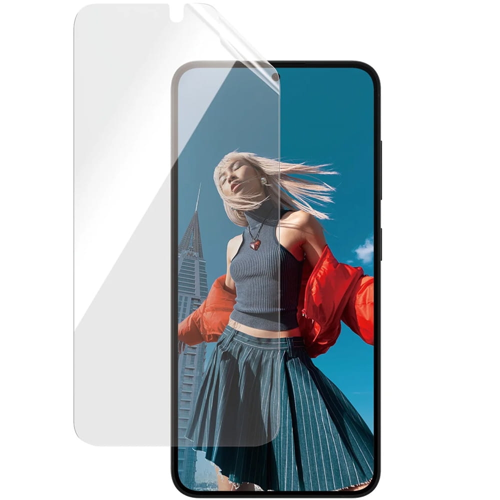 Image of Folia na ekran PanzerGlass Ultra-Wide Fit Eco Matrix do Galaxy S25 / S24, przezroczysta