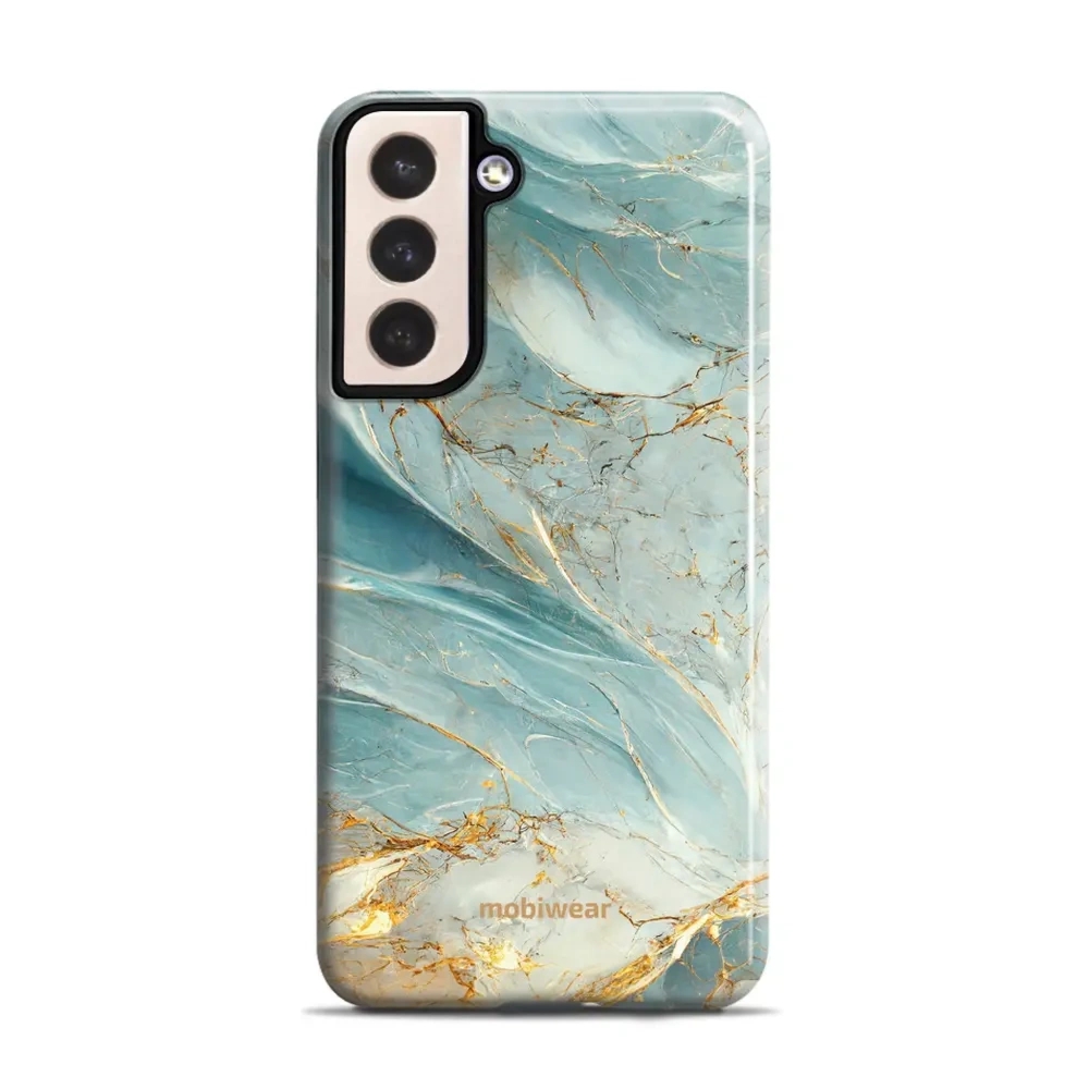 Etui ochronne do Galaxy S21 Plus, Mobiwear Elite Pro, żyła lazuru
