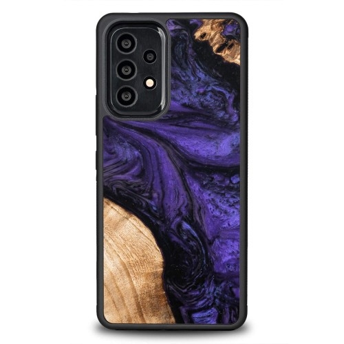 Image of Drewniane etui do Galaxy A73 5G, Bewood Unique Violet