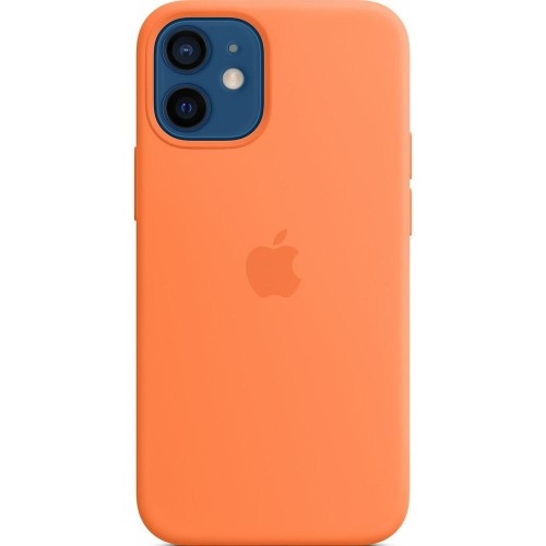 Image of Etui silikonowe Apple Silicone Case do iPhone 12 Mini z MagSafe, pomarańczowe