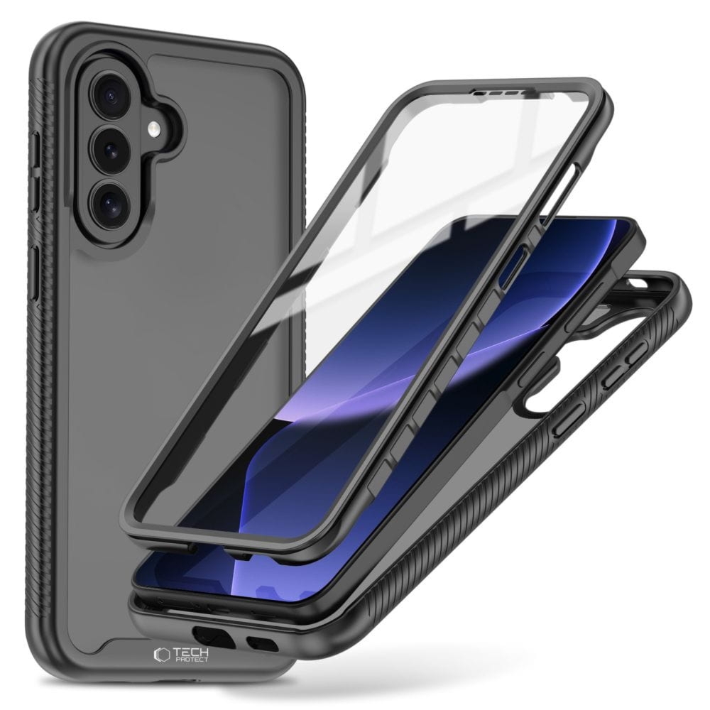 Etui Tech-Protect Defense do Galaxy A37 5G / A36 5G / A56 5G, czarne matowe