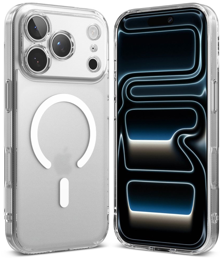 Etui Ringke Fusion Magnetic do MagSafe do iPhone 18 Pro Max / 17 Pro Max, przezroczysto-białe