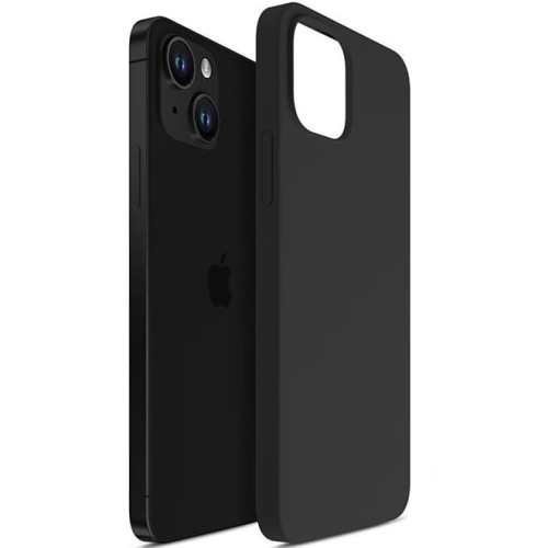 Image of Etui 3mk Silicone Case do iPhone 14, czarne