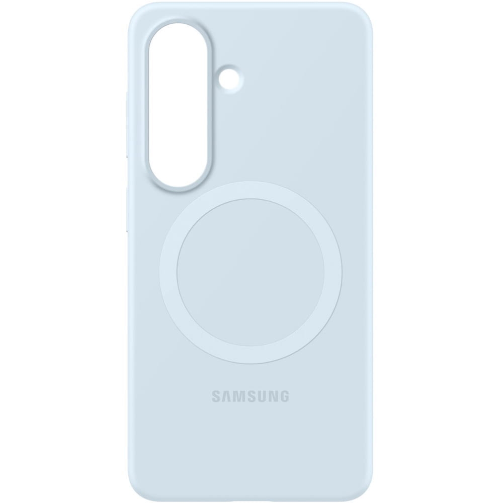 Oryginalne etui Samsung Silicone Magnet Case do Galaxy S26, do MagSafe, niebieskie