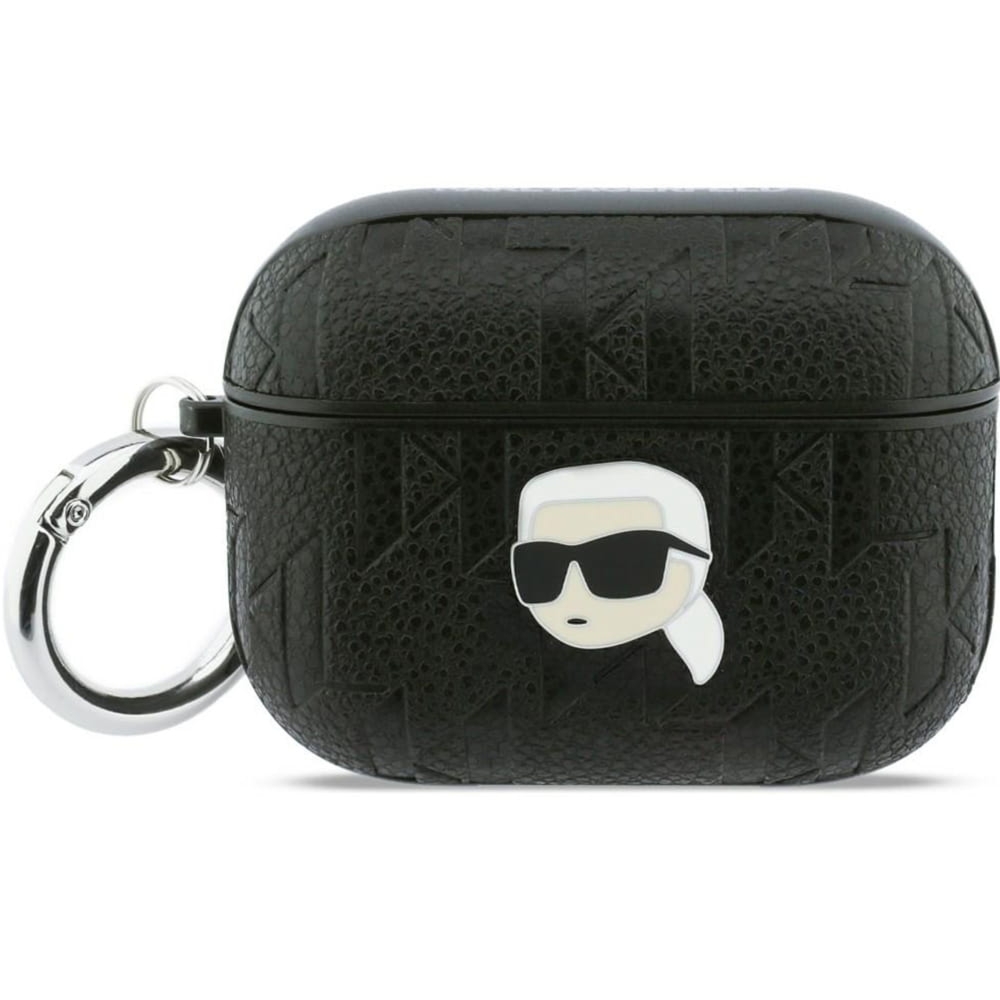 Etui Karl Lagerfeld Monogram Karl Head do AirPods Pro 3, czarne