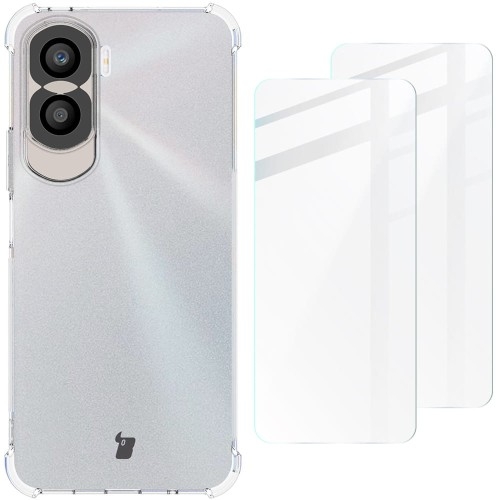 Image of Etui Bizon Case Clear Pack do Honor 90 Lite, przezroczyste