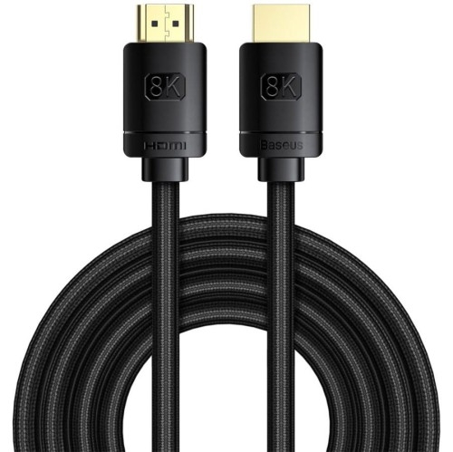 Image of Kabel Baseus High Definition HDMI 2.1 8K Ultra HD 60Hz, 3m, czarny