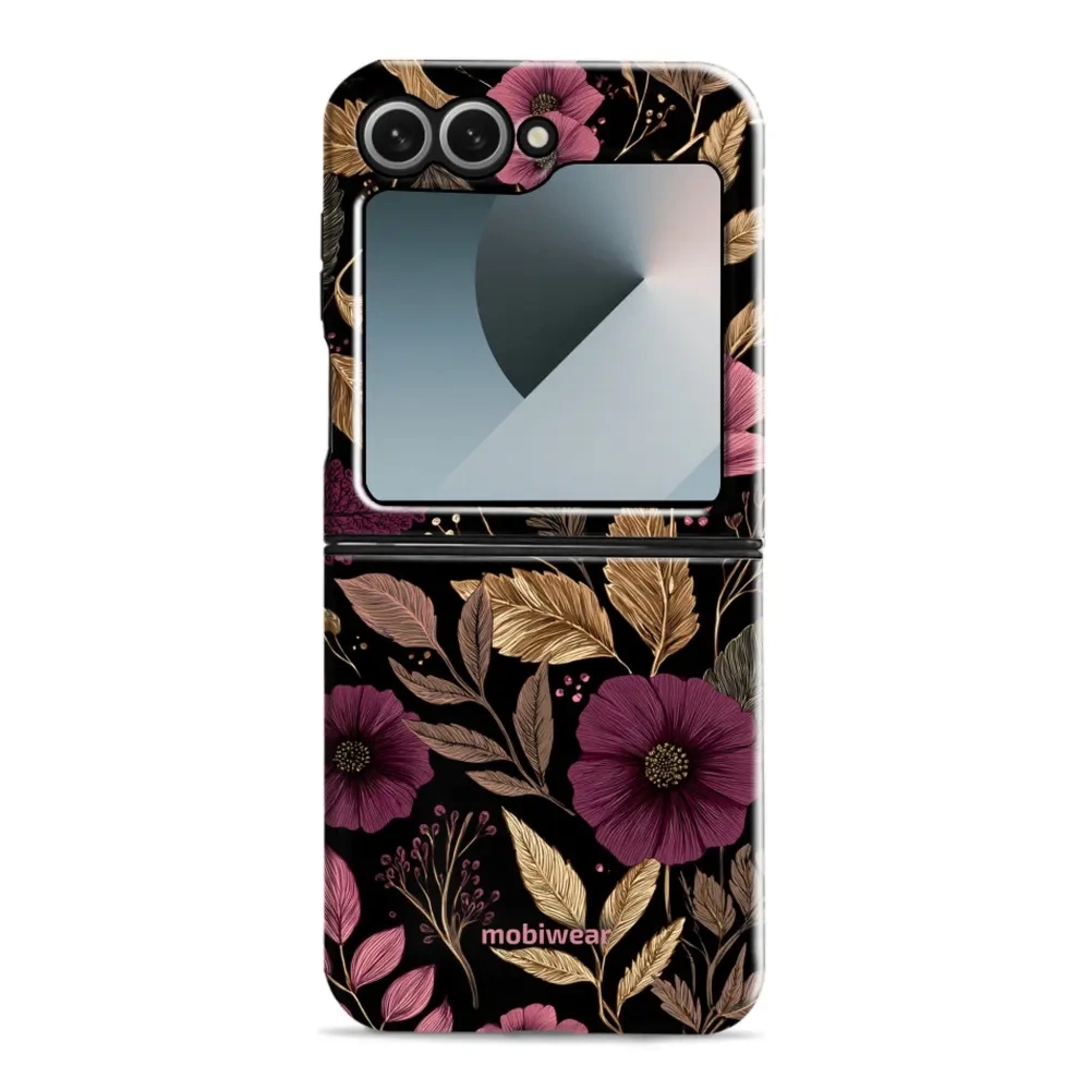 Etui ochronne do Galaxy Z Flip6, Mobiwear Elite Pro, jesień glamour