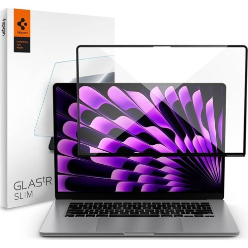 Image of Szkło Spigen Glas.tR Slim do MacBook Air 15.3" M3/M2, czarne
