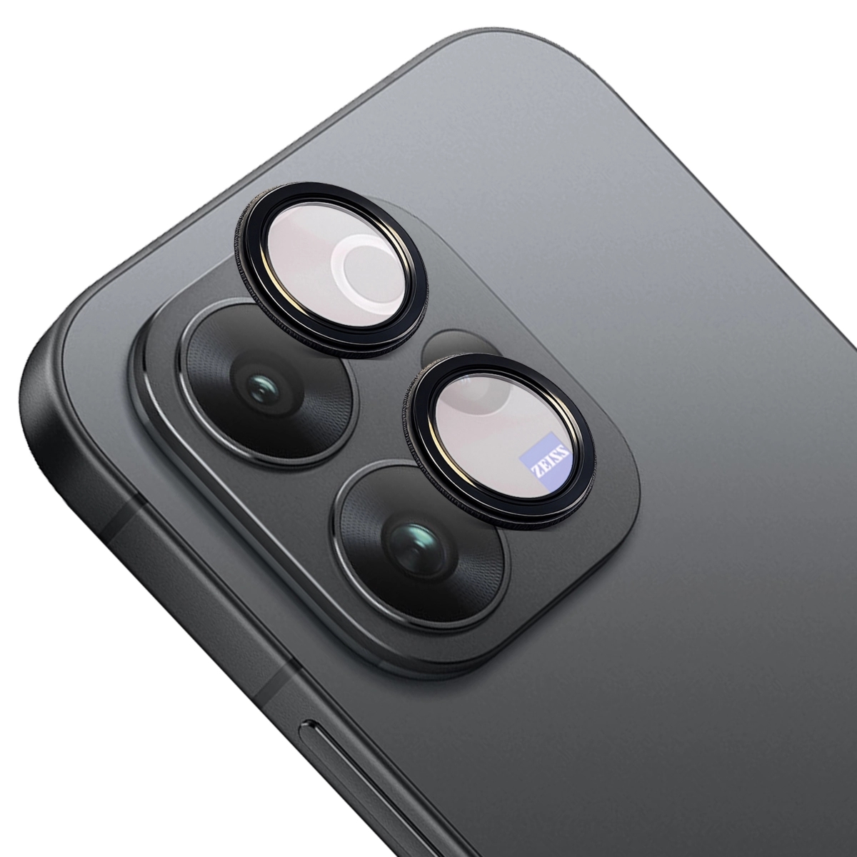 Szkło na aparat Bizon Glass Snap Lens do Vivo V70 5G, 1 zestaw, czarna ramka