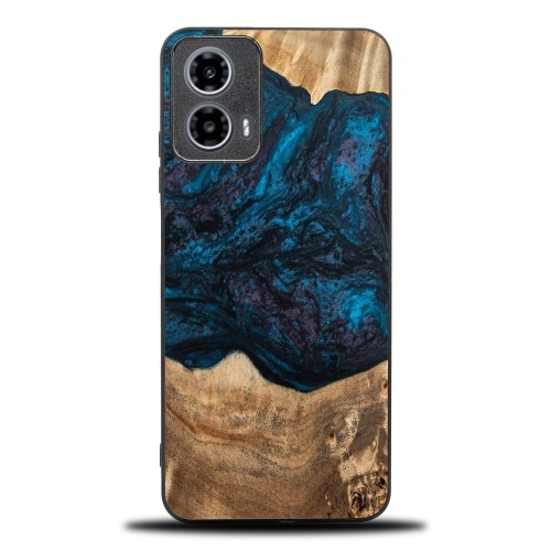 Image of Drewniane etui do Motorola Moto G34 5G, Bewood Unique Planets Neptun