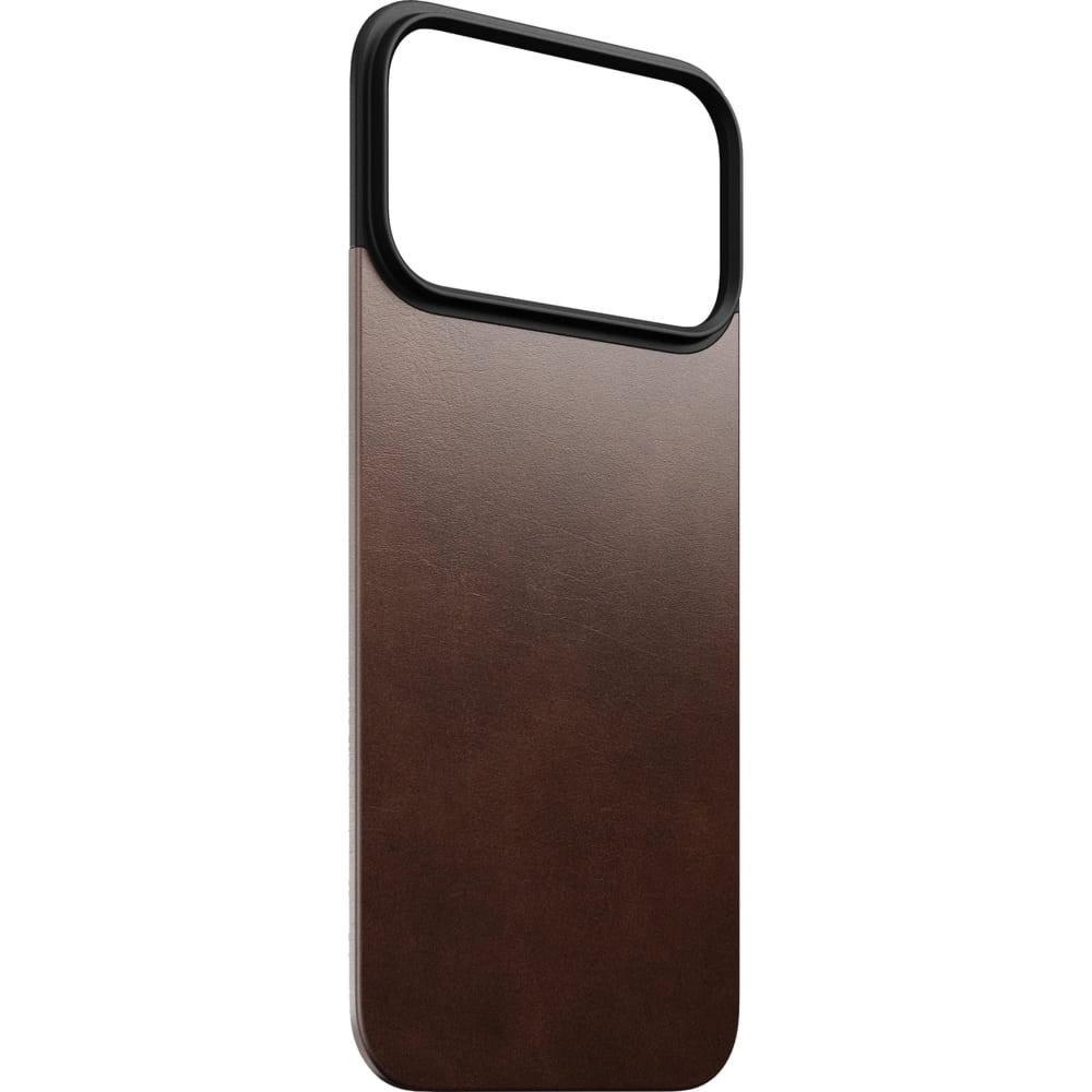 Skórzane etui Nomad Magnetic Leather Back Horween Series do MagSafe do iPhone 17 Pro Max, brązowe