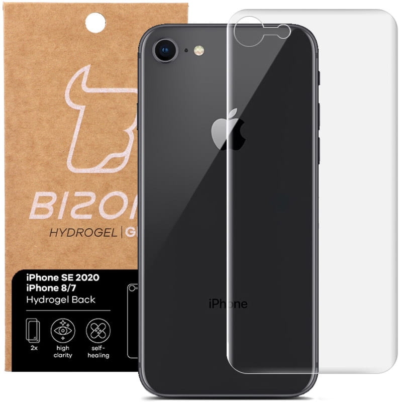 Folia hydrożelowa na tył Bizon Film Hydrogel Back Duo do iPhone SE 2022/2020/ 8/ 7 , 2 sztuki