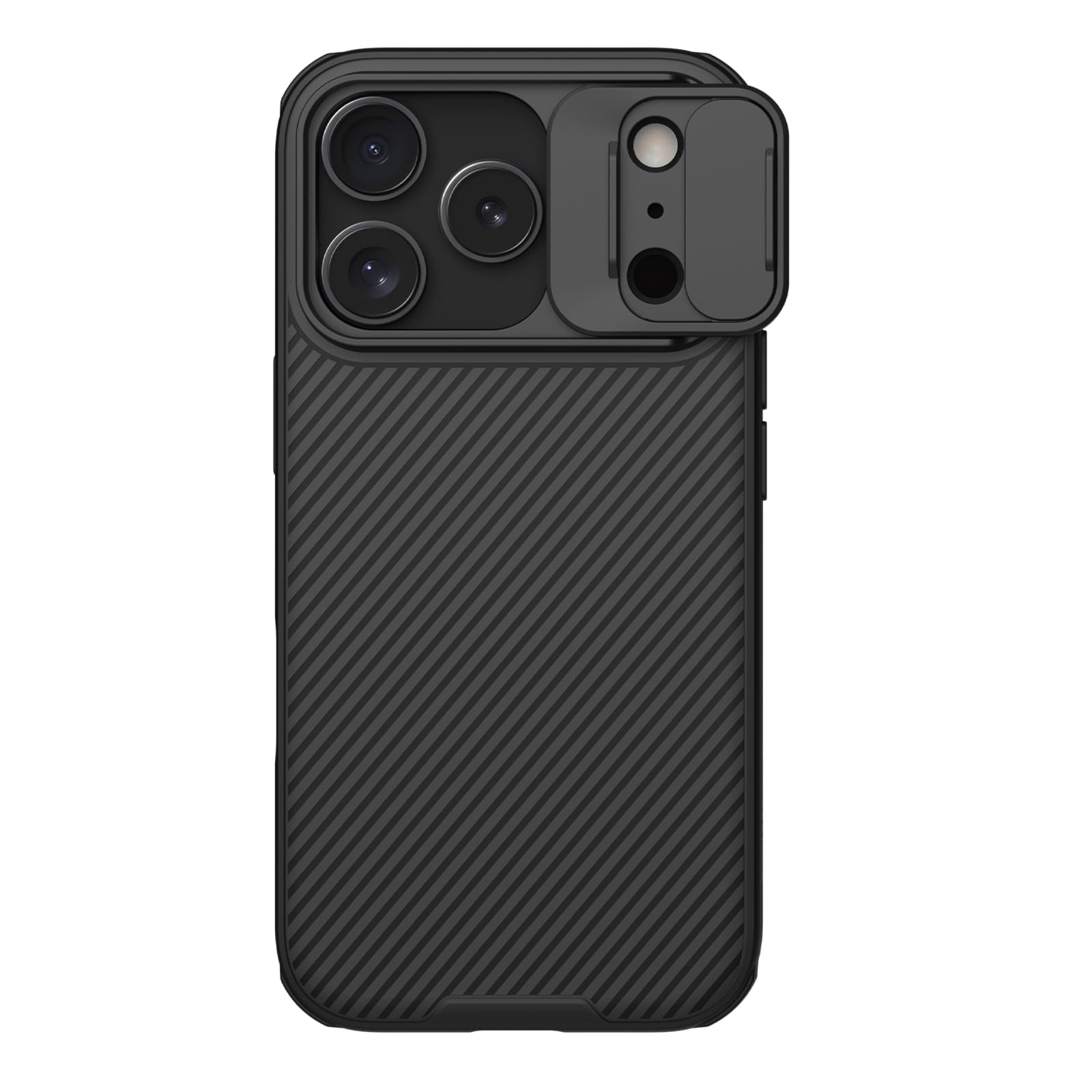 Etui  z ochroną aparatu Nillkin CamShield Pro Magnetic do Apple iPhone 18 Pro / 17 Pro do MagSafe, czarne