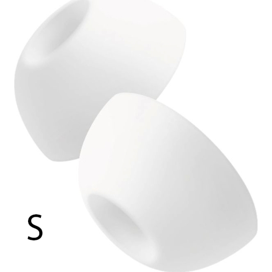 Wkładki silikonowe douszne o rozmiarze S, Fixed Plugs do AirPods Pro 3, 2 zestawy, białe