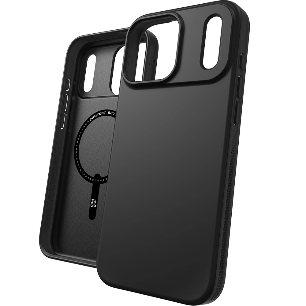 Etui ZAGG Milan Snap do MagSafe do iPhone 18 Pro / 17 Pro, czarne