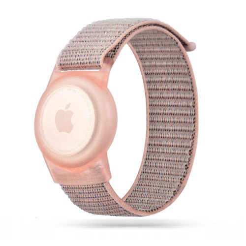 Image of Tech-protect etui z paskiem dla dzieci Apple AirTag, różowe
