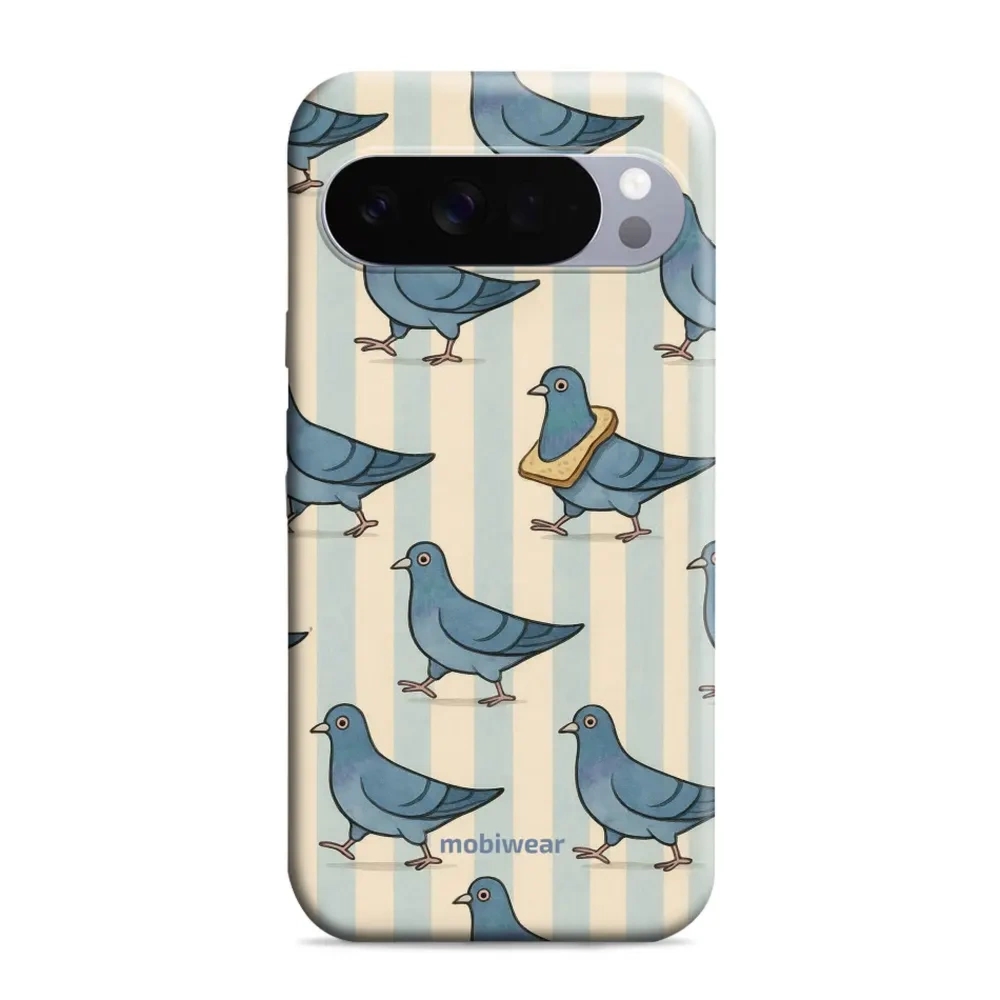 Etui ochronne do Pixel 10 Pro XL, Mobiwear Elite Pro, błękitne gołębie