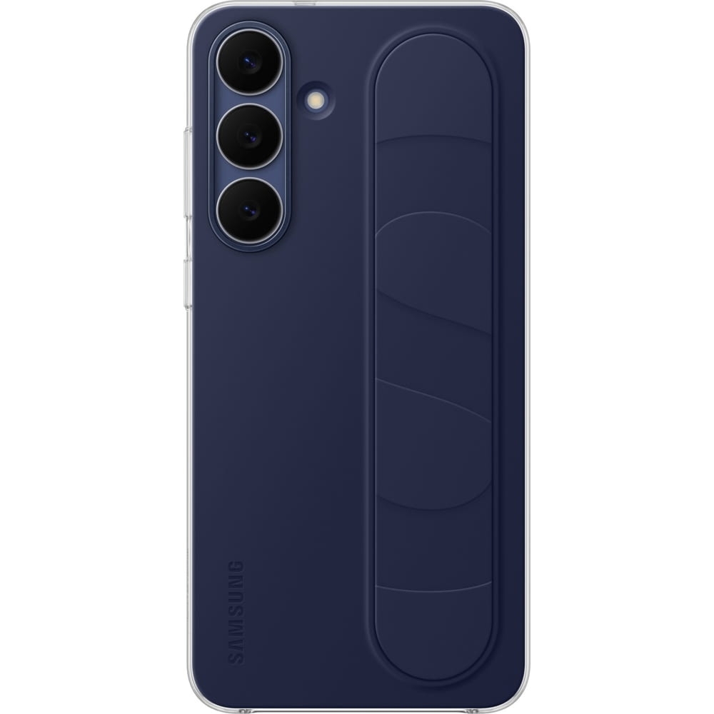 Etui Samsung Silicone Standing Grip Case do Galaxy S25 FE, ciemnoniebieskie