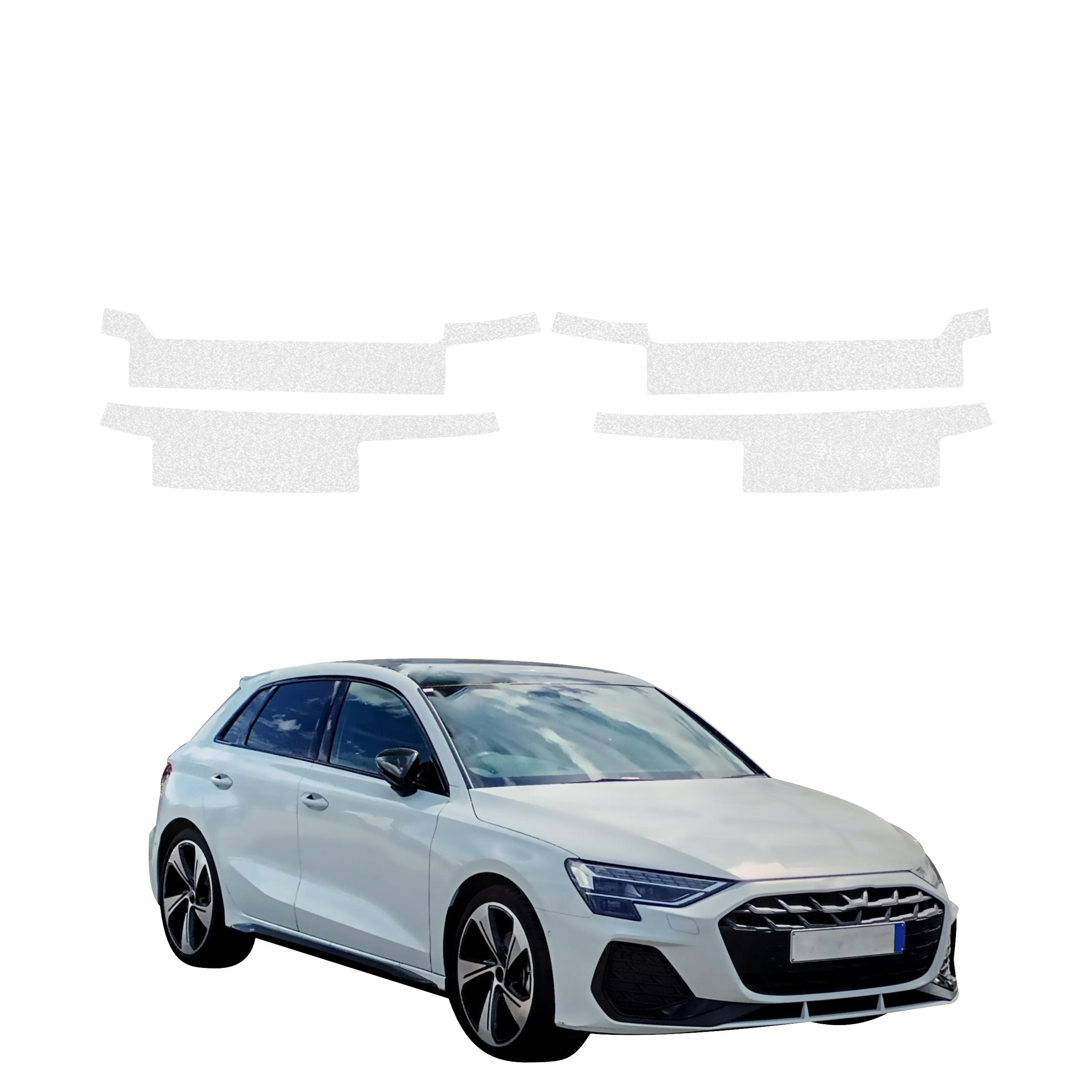 4w1 Bezbarwna powłoka techniczna Grizz Protector na progi Audi A3 8Y Hatchback 5D (2024-2026)