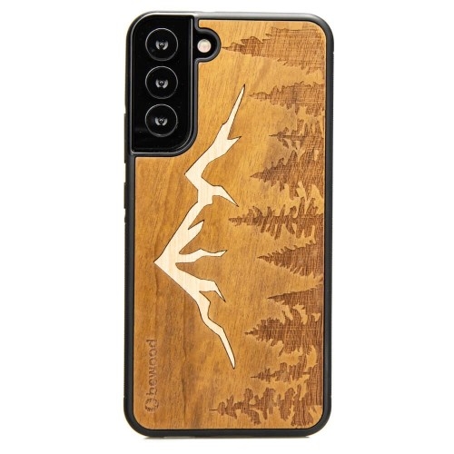 Image of Drewniane etui Bewood do Galaxy S22 Plus Góry Imbuia