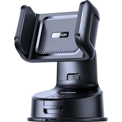 Image of Mechaniczny uchwyt samochodowy na telefon na deskę rozdzielczą / szybę, Joyroom JR-ZS284, czarny