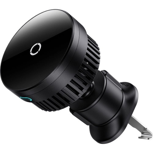 Image of Uchwyt samochodowy magnetyczny na kratkę nawiewu, Baseus MagPro Series z ładowaniem bezprzewodowym 15W, MagSafe, czarny