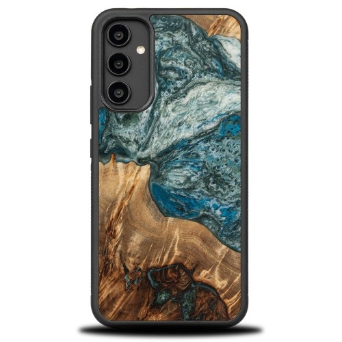 Image of Drewniane etui do Galaxy A34 5G, Bewood Unique Planets Ziemia