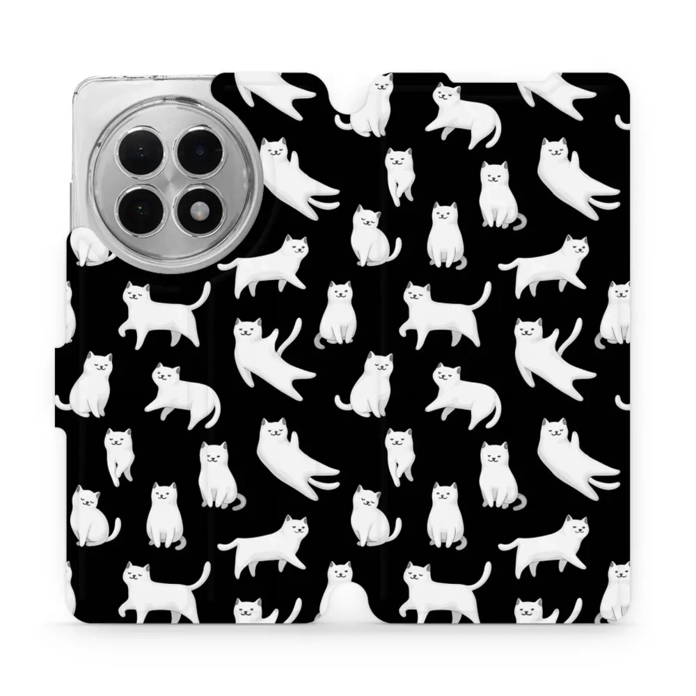 Etui z klapką do OnePlus 13R, Mobiwear Book, kotki luna