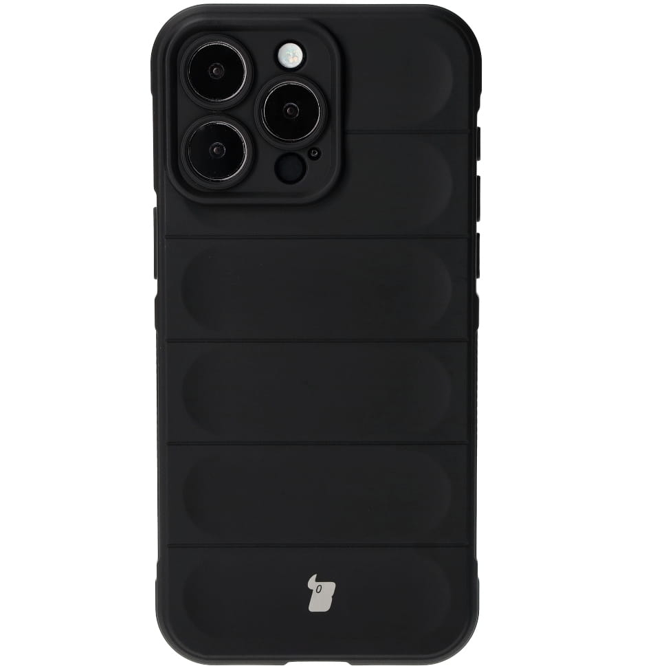 Image of Pancerne etui Bizon Case Tur do iPhone 15 Pro Max, czarne