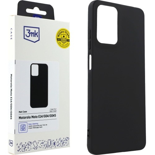 Image of Etui 3mk Matt Case do Motorola Moto E14/G04/G04S, czarne