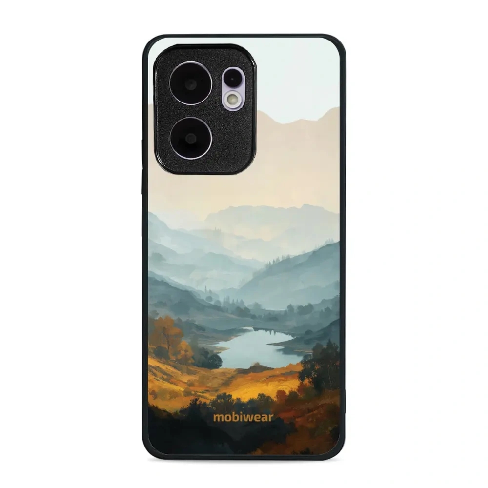 Etui ochronne do OPPO Reno13 F, Mobiwear Glossy Case, jezioro w dolinie