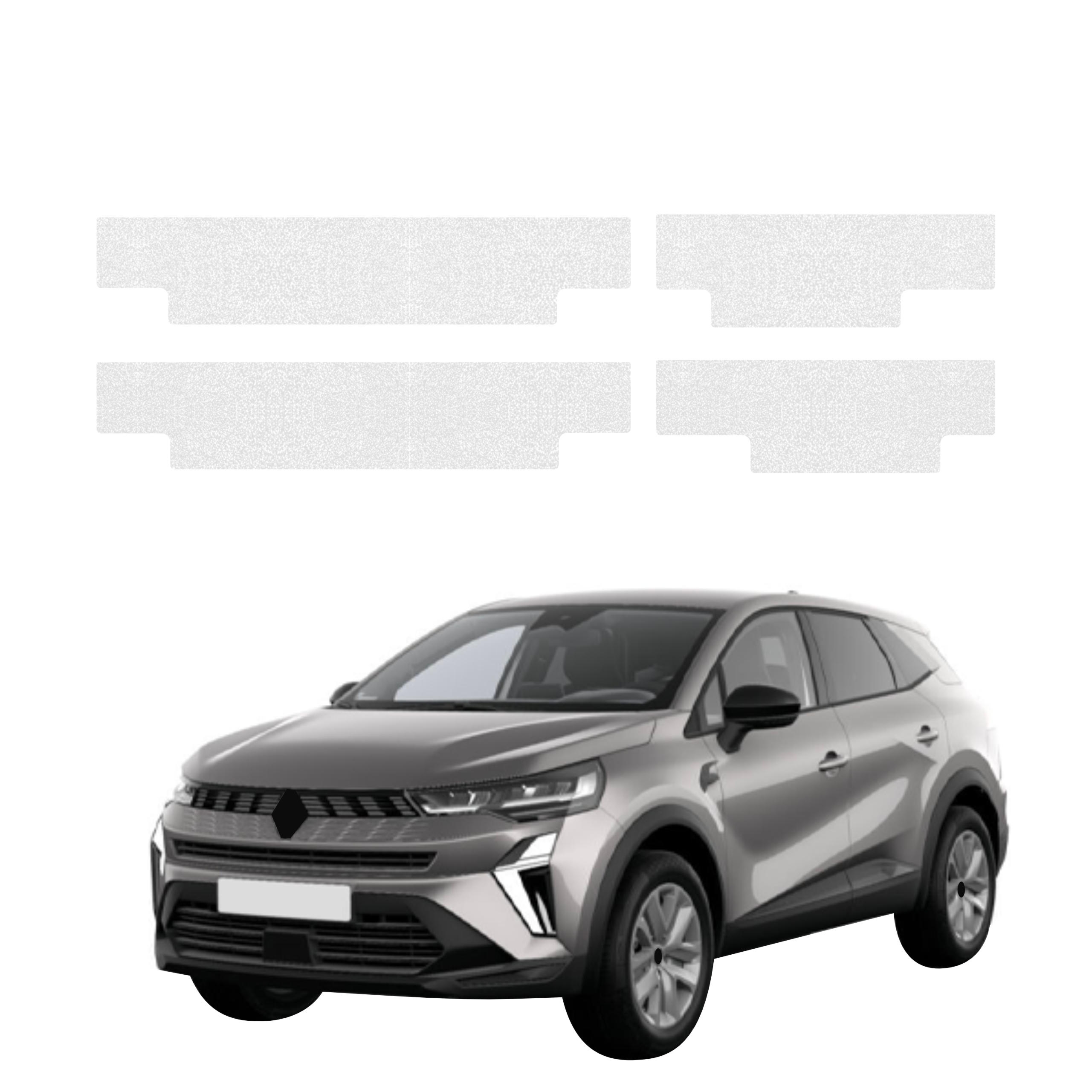 4w1 Bezbarwna powłoka techniczna Grizz Protector na całe progi Renault Captur (2024-2026)