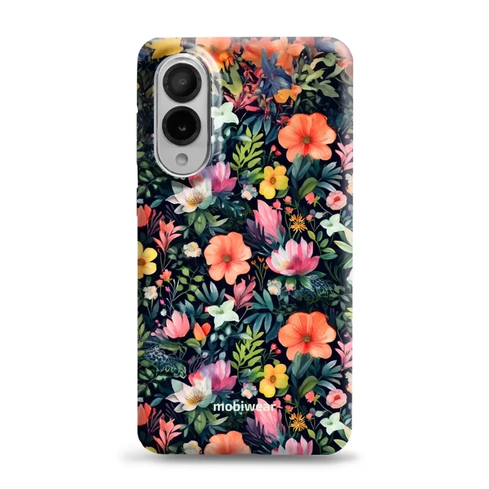 Etui ochronne do Galaxy S25 Edge, Mobiwear Elite Pro, kolorowo-kwieciste