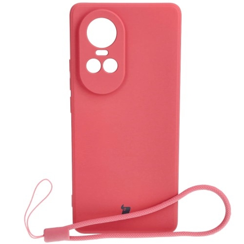 Image of Etui Bizon Case Silicone Sq do Oppo Reno 10 Pro 5G, brudny róż