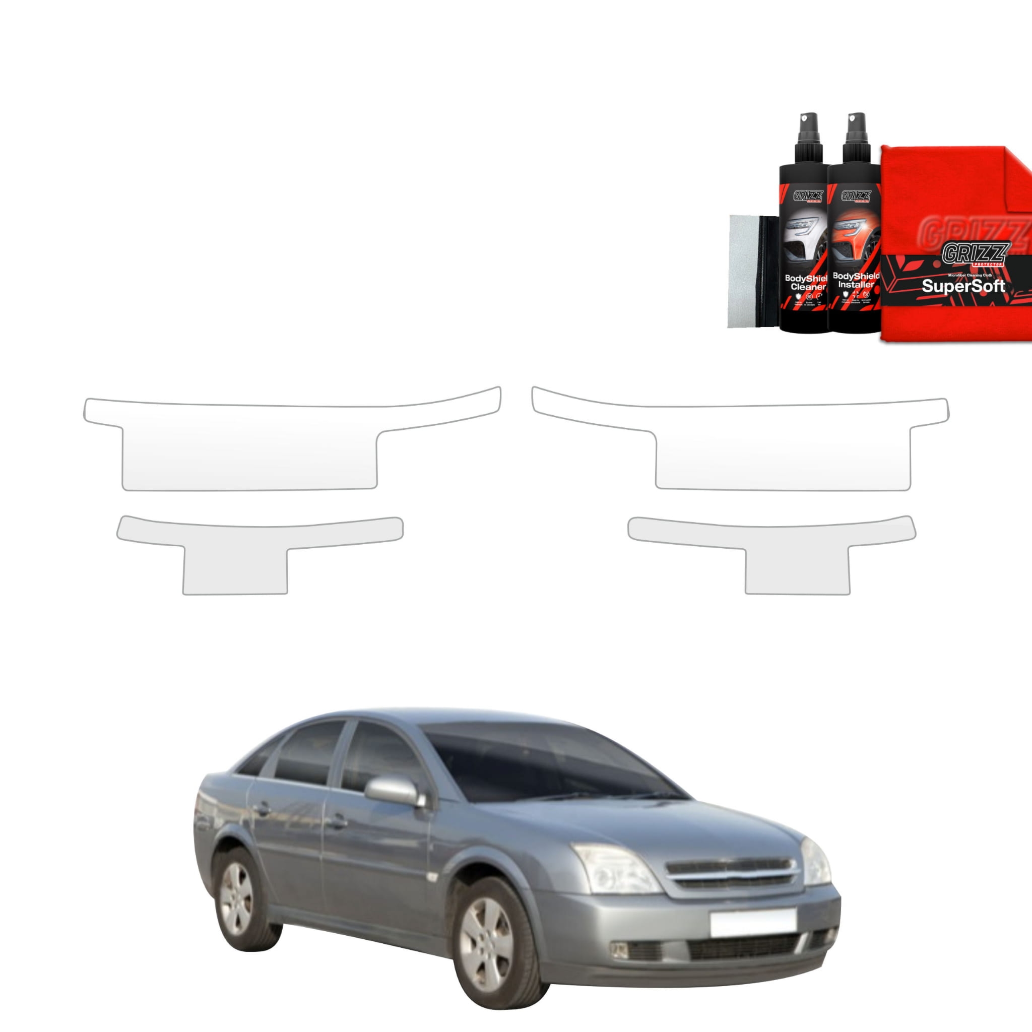 4w1 Folia ochronna na progi Grizz Protector do Opel Vectra C Liftback (2002-2005)