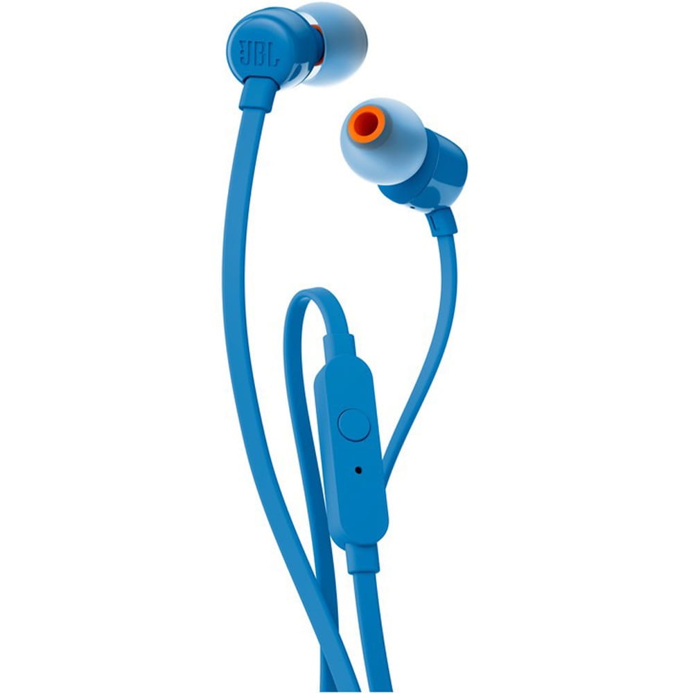Image of OUTLET: Przewodowe słuchawki dokanałowe JBL Tune 110 Jack 3,5 mm, niebieskie