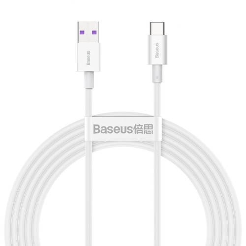 Image of Kabel Baseus Superior USB do USB-C 66W 2m, biały
