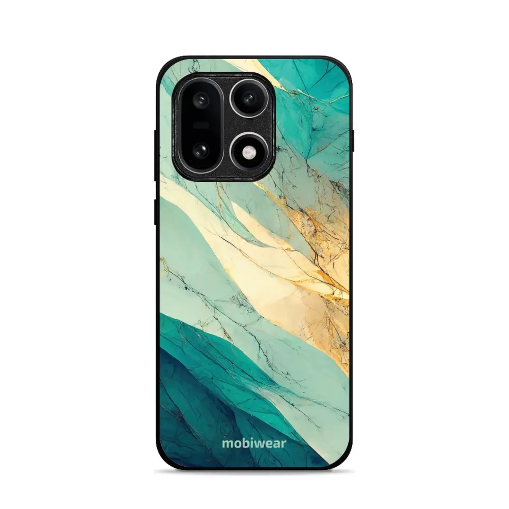 Etui ochronne do OnePlus 15, Mobiwear Glossy Case, turkusowy marmur