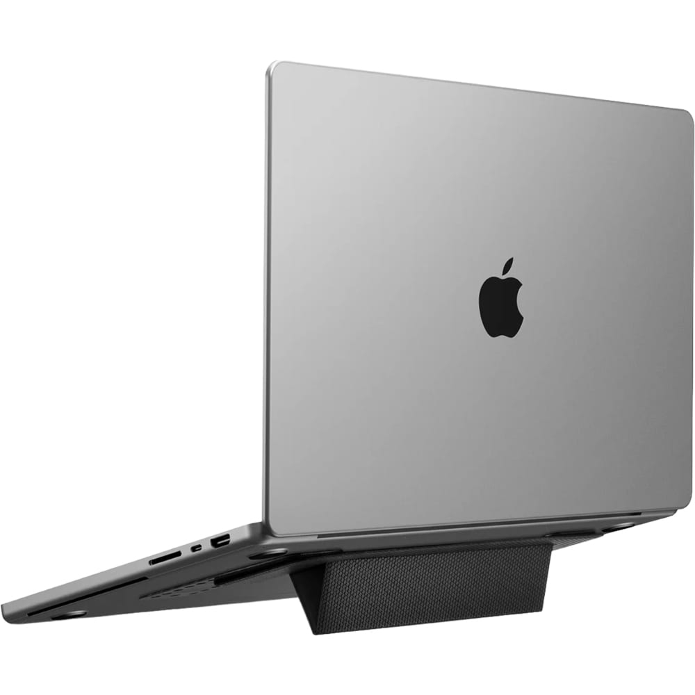 Smukła podstawka pod laptop do 16″ z regulacją wysokości, Spigen Slimfold LD201-S1, czarna