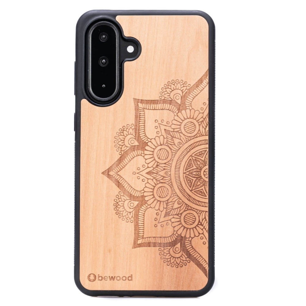 Drewniane etui do Galaxy A56 5G, Bewood Mandala Jabłoń