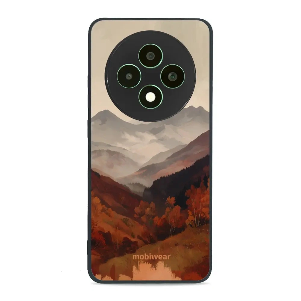 Etui ochronne do OPPO Reno12 FS, Mobiwear Glossy Case, mglista dolina w górach