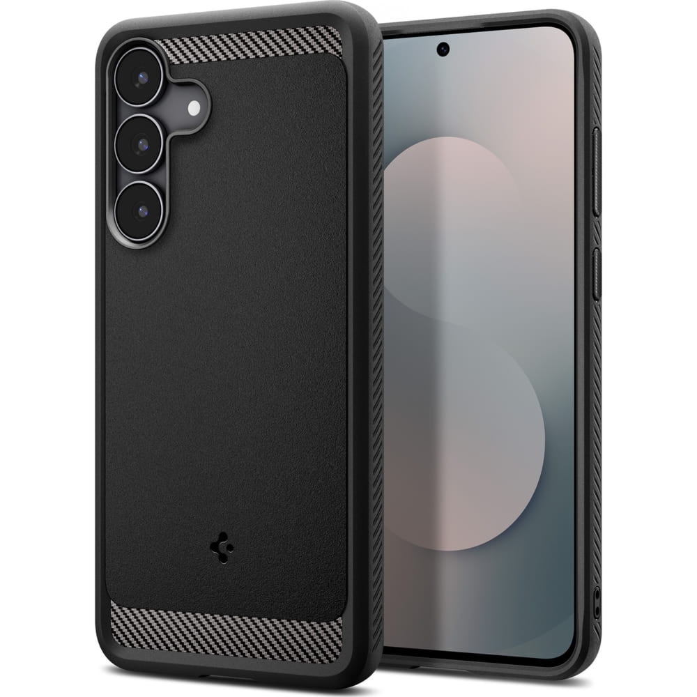 OUTLET: Etui Spigen Rugged Armor do Galaxy S25 FE, czarne