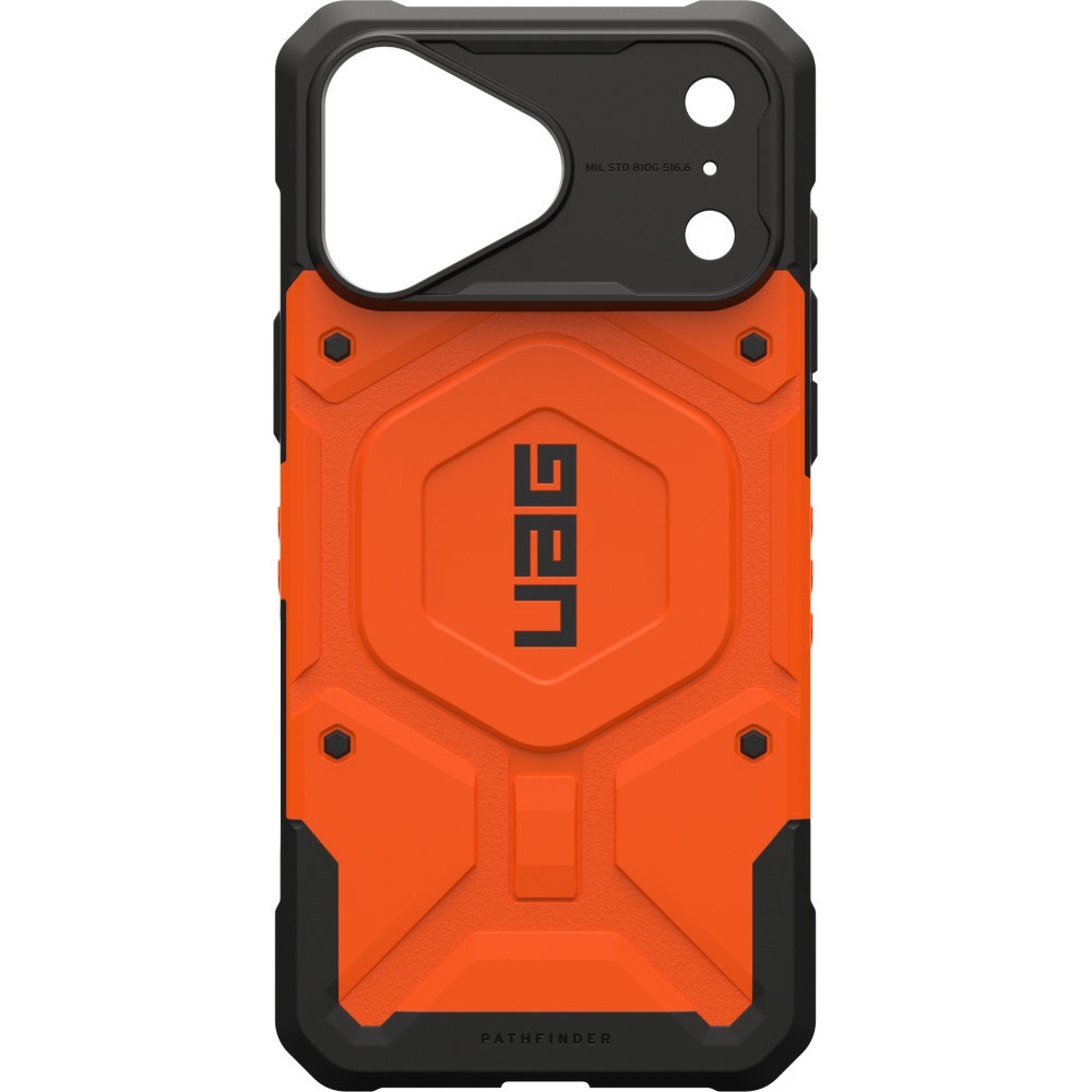 Etui pancerne UAG Pathfinder do MagSafe do iPhone 18 Pro Max / 17 Pro Max, pomarańczowa z czarnymi elementami