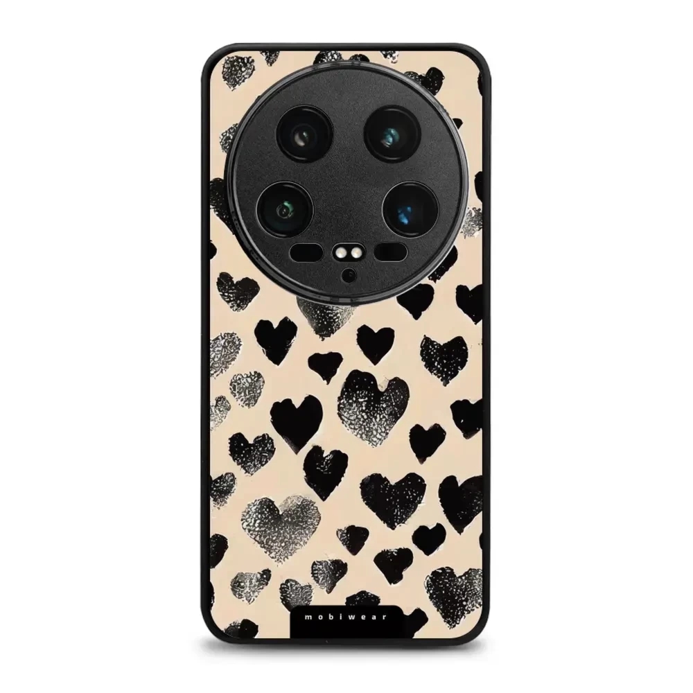 Etui ochronne do Xiaomi 14 Ultra, Mobiwear Glossy Case, beżowa miłość