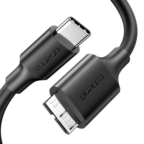 Image of Kabel do ładowania i przesyłania danych Ugreen USB-C do Micro USB-B SuperSpeed 3.0, 1 m, czarny
