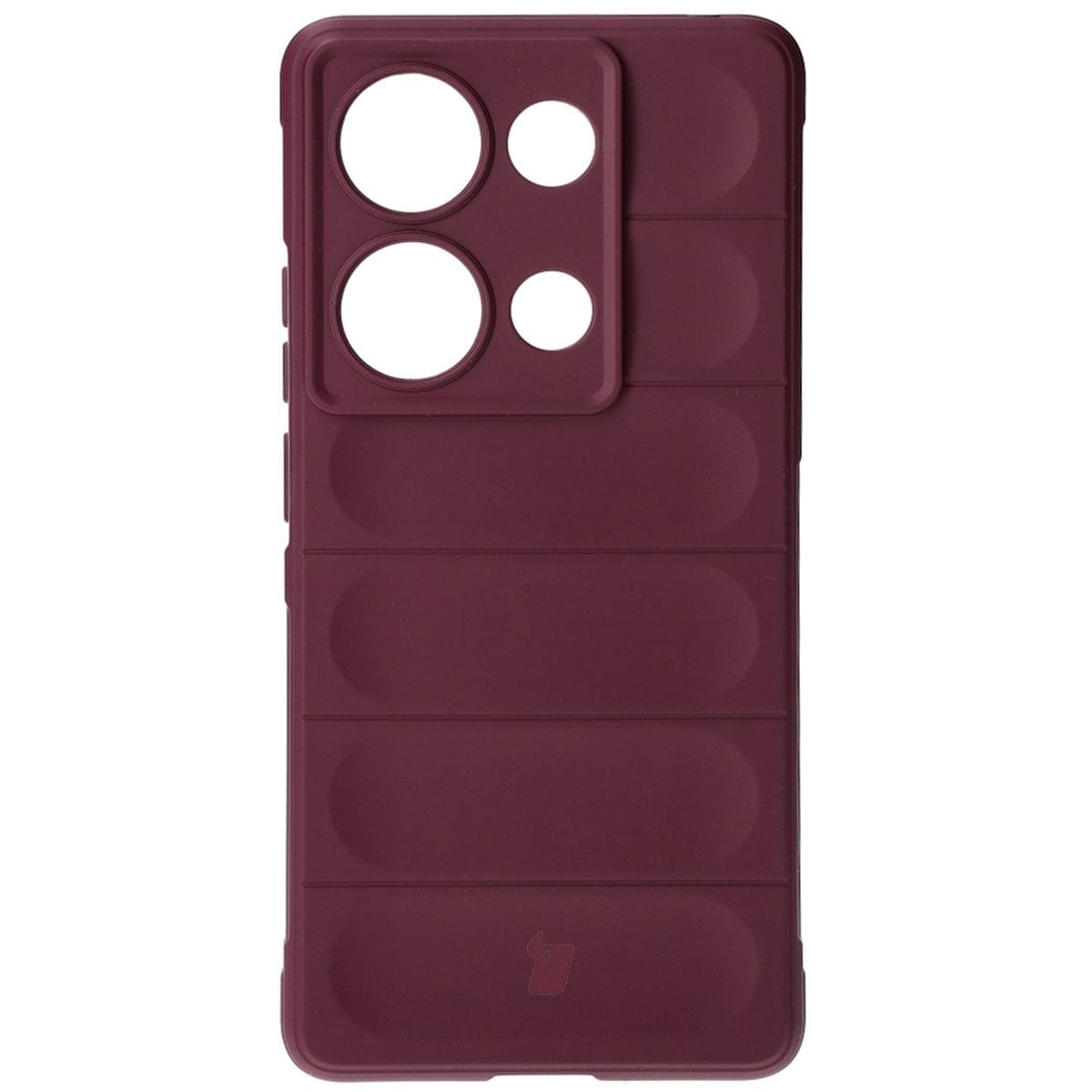 Image of Pancerne etui Bizon Case Tur do Xiaomi Poco M6 Pro 4G / Xiaomi Redmi Note 13 Pro 4G, burgundowe