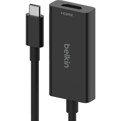 Image of Adapter Belkin Connect USB-C (M) / HDMI 2.1 (F) 8K/60Hz HDR10+ 11cm, czarny