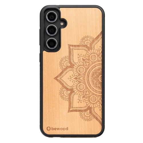 Image of Drewniane etui Bewood do Samsung Galaxy S23 FE MANDALA JABŁOŃ