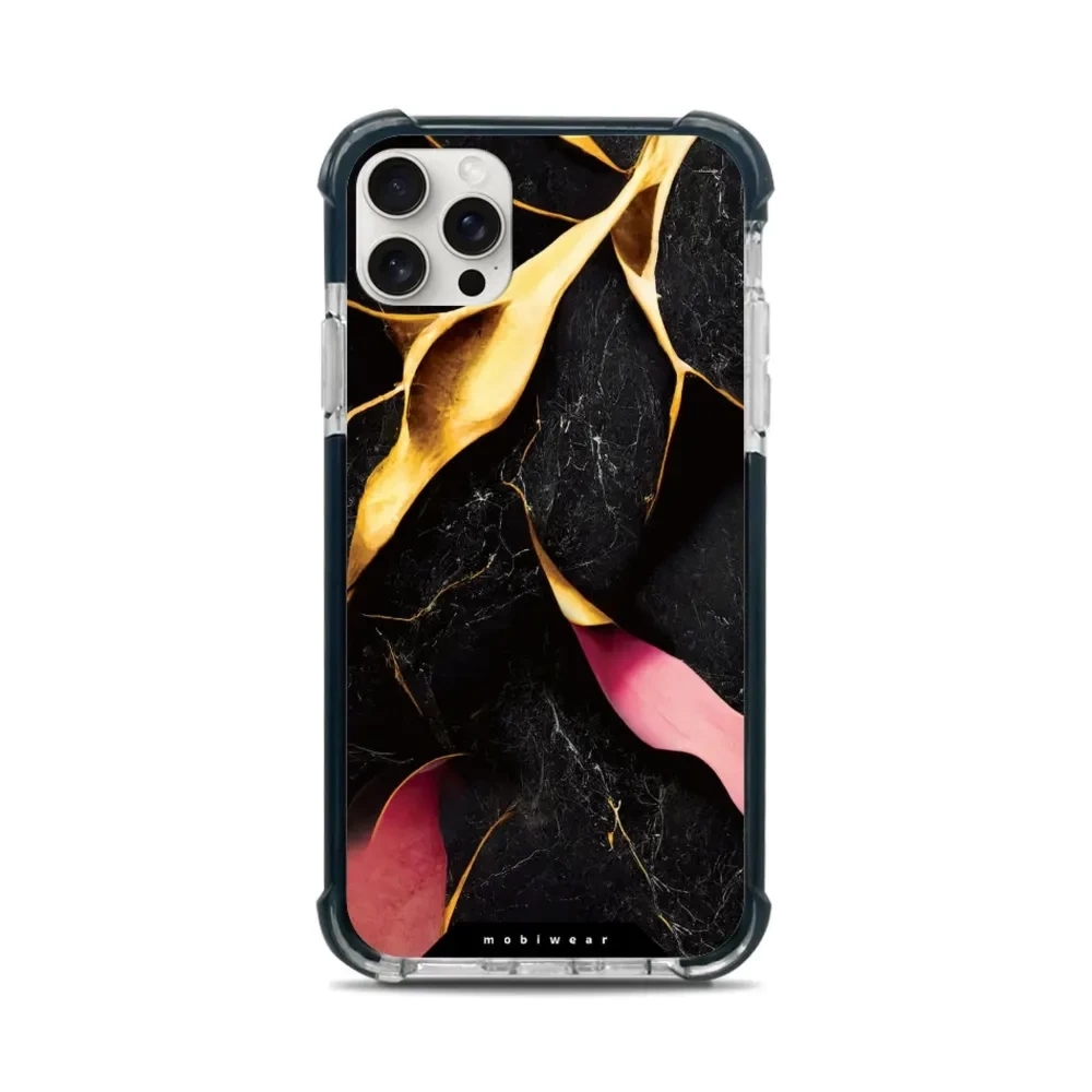 Etui ochronne do iPhone 11 Pro Max do MagSafe, Mobiwear Elite Bumper, pozłacany kruszec